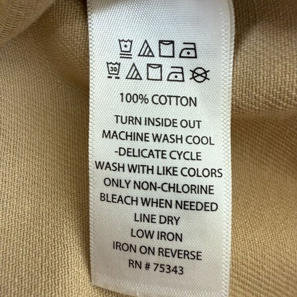 Nicole MillerTan Cropped Utility Jacket Small Cargo Pockets Full Zip Cotton - Picture 8 of 8